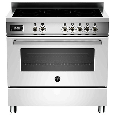 Bertazzoni Professional Series 90cm Electric Induction Single Range Cooker White Bertazzoni Professional Series 90cm Electric Induction Single Range Cooker White